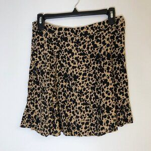 Reformation Nordstrom Leopard Animal Print Mini Skirt 8